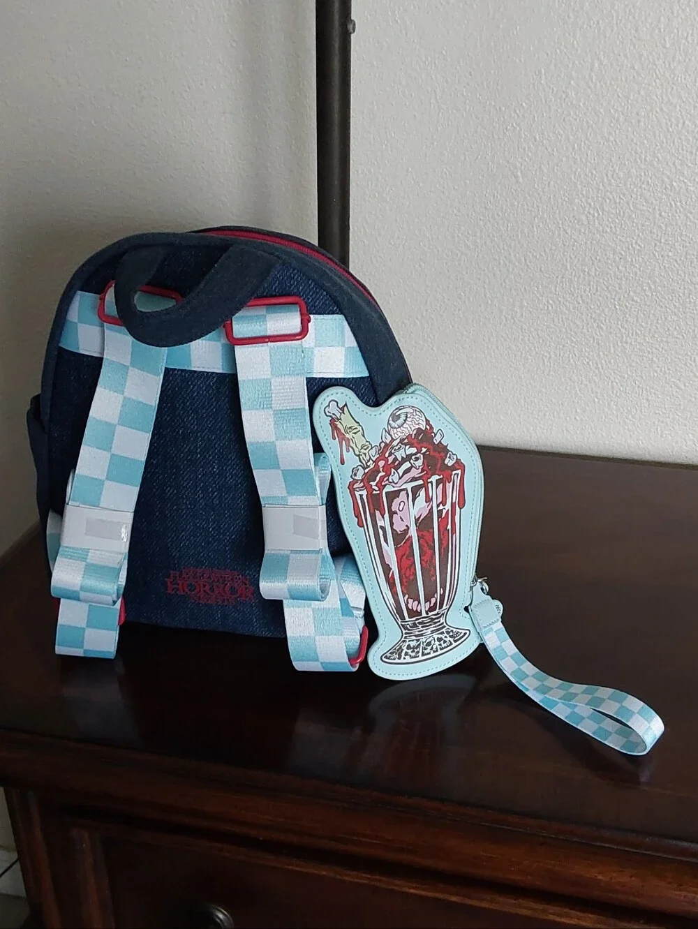 Mel's Drive-In Denim NWOT Mini Backpack  Set